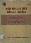 Harga Produsen Gabah Beberapa Kabupaten Jawa Tengah 1986-1996