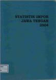 Import Statistics of Jawa Tengah 2004