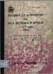 Pemerataan Pendapatan Dan Pola Konsumsi Penduduk Jawa Tengah 1999