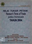 Nilai Tukar Petani Jawa Tengah 2004