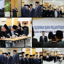 Inauguration of Supervisory Officers and Functional Officers in BPS Central Java Province 