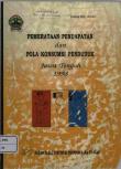 Pemerataan Pendapatan Dan Pola Konsumsi Penduduk Jawa Tengah 1998