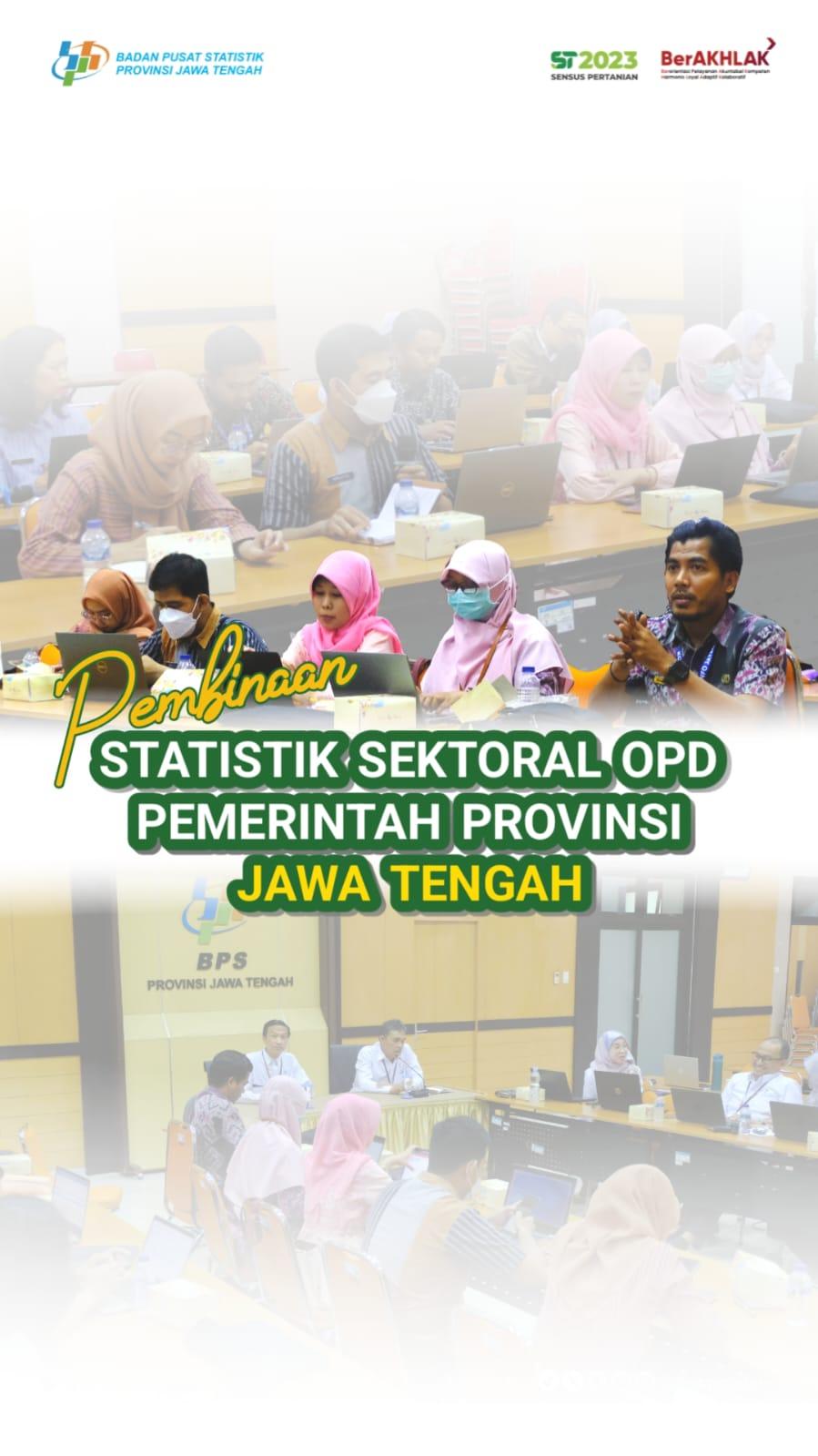 Pembinaan Statistik Sektoral OPD Pemerintah Provinsi Jawa Tengah