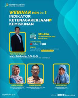 Webinar HSN Seri Ke 3 BPS Provinsi Jawa Tengah