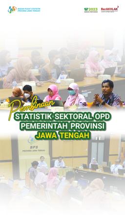 Pembinaan Statistik Sektoral OPD Pemerintah Provinsi Jawa Tengah