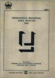 Pendapatan Regional Jawa Tengah 1992 Buku 3