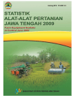 Statistik Alat-alat Pertanian Jawa Tengah 2009