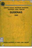 Social Statistics And Population Of Jawa Tengah Susenas 1993