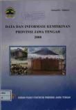 Data Dan Informasi Kemiskinan Provinsi Jawa Tengah 2008