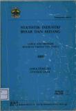 Large And Medium Manufacturing Industry Statistics Of Jawa Tengah 2000 Volume I