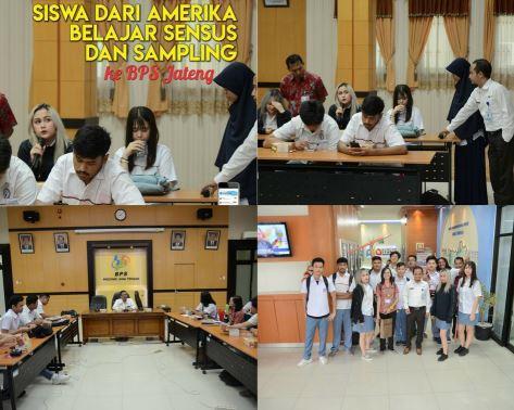 13 Siswa Sekolah Berbasis Internasional Belajar Sensus dan Sampling di BPS Jateng