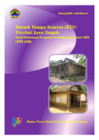 Rumah Tangga Sasaran Provinsi Jawa Tengah Hasil PPLS08