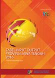 Input - Output Tables of Jawa Tengah Province 2016 Fiskal Year 2021