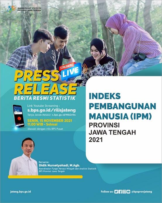 Indeks Pembangunan Manusia di Jawa Tengah 2021