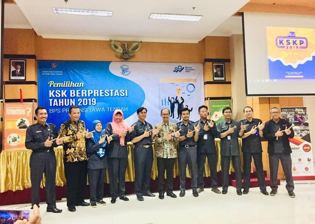 Election of Statistics Coordinator for High-achieving District (KSKP) of Central Java Province in 20