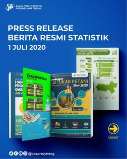 Berita Resmi Statistik 1 Juli 2020