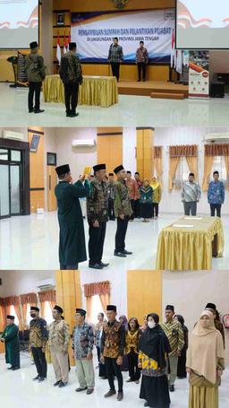 Inauguration and Oath Taking of Supervisory and PPPK Officials within BPS Central Java Province