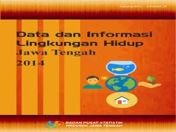 Environmental Data And Information Jawa Tengah 2014