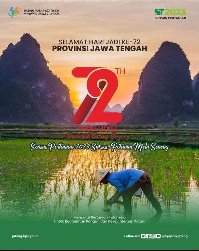 ANNIVERSARY OF JAWA TENGAH PROVINCE 72 YEARS