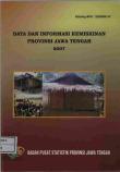 Data And Information On Poverty Of Jawa Tengah Province 2007