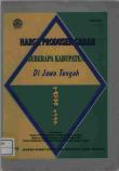 Harga Produsen Gabah Beberapa Kabupaten di Jawa Tengah 1997