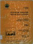 Large and Medium Manufacturing Industry Statistics of Central Java 1993 Volume II