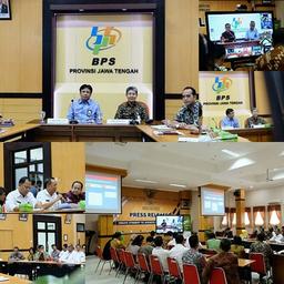 BPS mengadakan Video Conference mengenai Pembinaan Statistik Sektoral