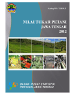 NILAI TUKAR PETANI JAWA TENGAH 2012