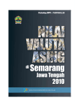 Nilai Valuta Asing di Semarang Jawa Tengah 2010