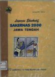 Laporan Eksekutif Sakernas 2000 Jawa Tengah