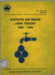 Central Java Water Supply Statistics 1993-1995