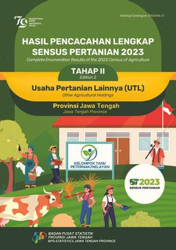 Hasil Pencacahan Lengkap Sensus Pertanian 2023 - Tahap II Usaha Pertanian Lainnya (UTL) Provinsi Jawa Tengah