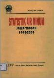 Central Java Water Supply Statistics 1998-2003