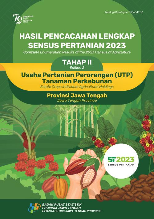 Hasil Pencacahan Lengkap Sensus Pertanian 2023 - Tahap II: Usaha Pertanian Perorangan (UTP) Tanaman Perkebunan Provinsi Jawa Tengah