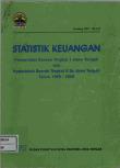 Statistik Keuangan Pemerintah Daerah Tingkat I dan Pemerintah Daerah Tingkat II Se Jawa Tengah 1999/ 2000