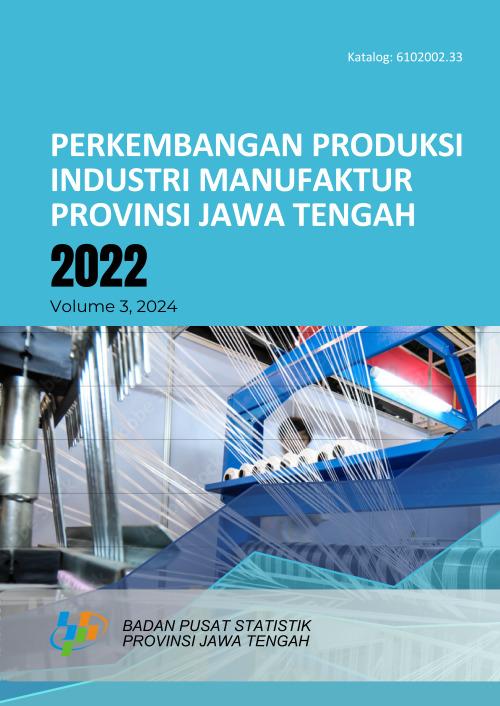 Development of Manufacturing Industry Production in Jawa Tengah Province 2022