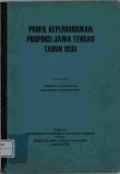 Population Profile Of Jawa Tengah Province 1998