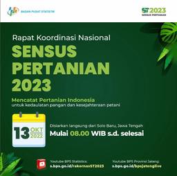 KOORDINASI ANTAR LEMBAGA MENUJU SENSUS PERTANIAN 2023