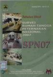 Survei Rumah Tangga Peternakan Nasional 2007