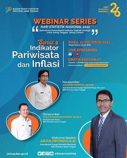 Webinar Series 2 : Indikator  Pariwisata dan Inflasi