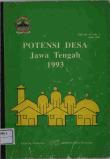 Statistik Potensi Desa Jawa Tengah 1993