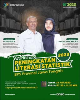 WORKSHOP PENINGKATAN LITERASI STATISTIK 2023 BPS Provinsi Jawa Tengah