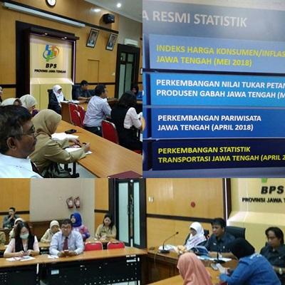 BPS Prov. Jawa Tengah merilis Berta Resmi Statistik