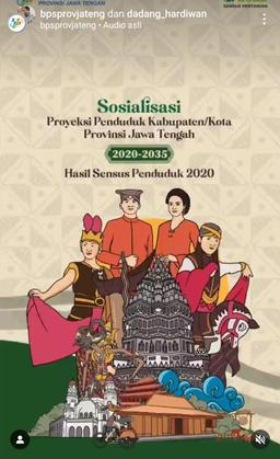 Sosialisasi Proyeksi Penduduk Kabupaten/Kota Provinsi Jawa Tengah 2020-2035