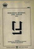 Pendapatan Regional Jawa Tengah 1992 Buku Llll