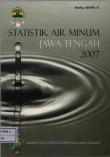 Statistik Air Minum Jawa Tengah 2007