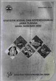 Social And Population Statistics Of Jawa Tengah (Susenas Results) 2006