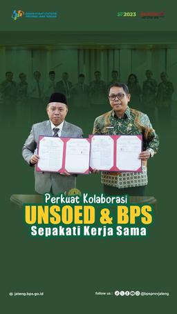 Perkuat Kolaborasi, BPS dan Unsoed Sepakati Kerja Sama 