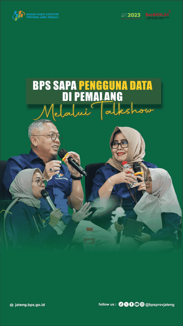 BPS Sapa Pengguna Data di Pemalang melalui Talkshow