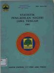 Statistik Pengadilan Negeri Jawa Tengah 1993